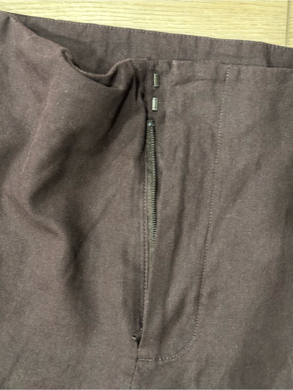 NWT Women’s Gap Linen Blend Relaxed Straight Ankle Pants - Picture 5 of 8